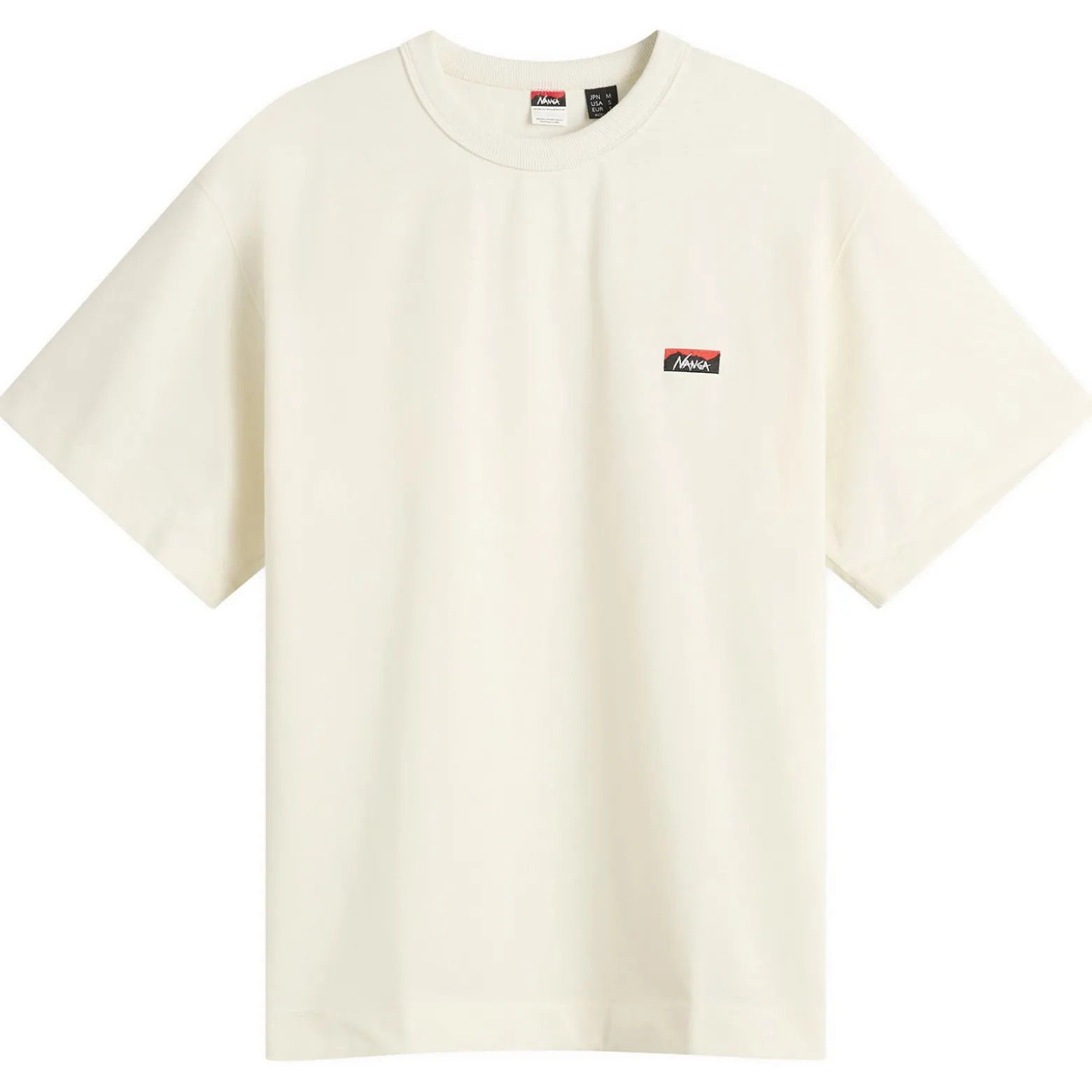 NANGA Eco Hybrid Box Logo Embroidery T-Shirt