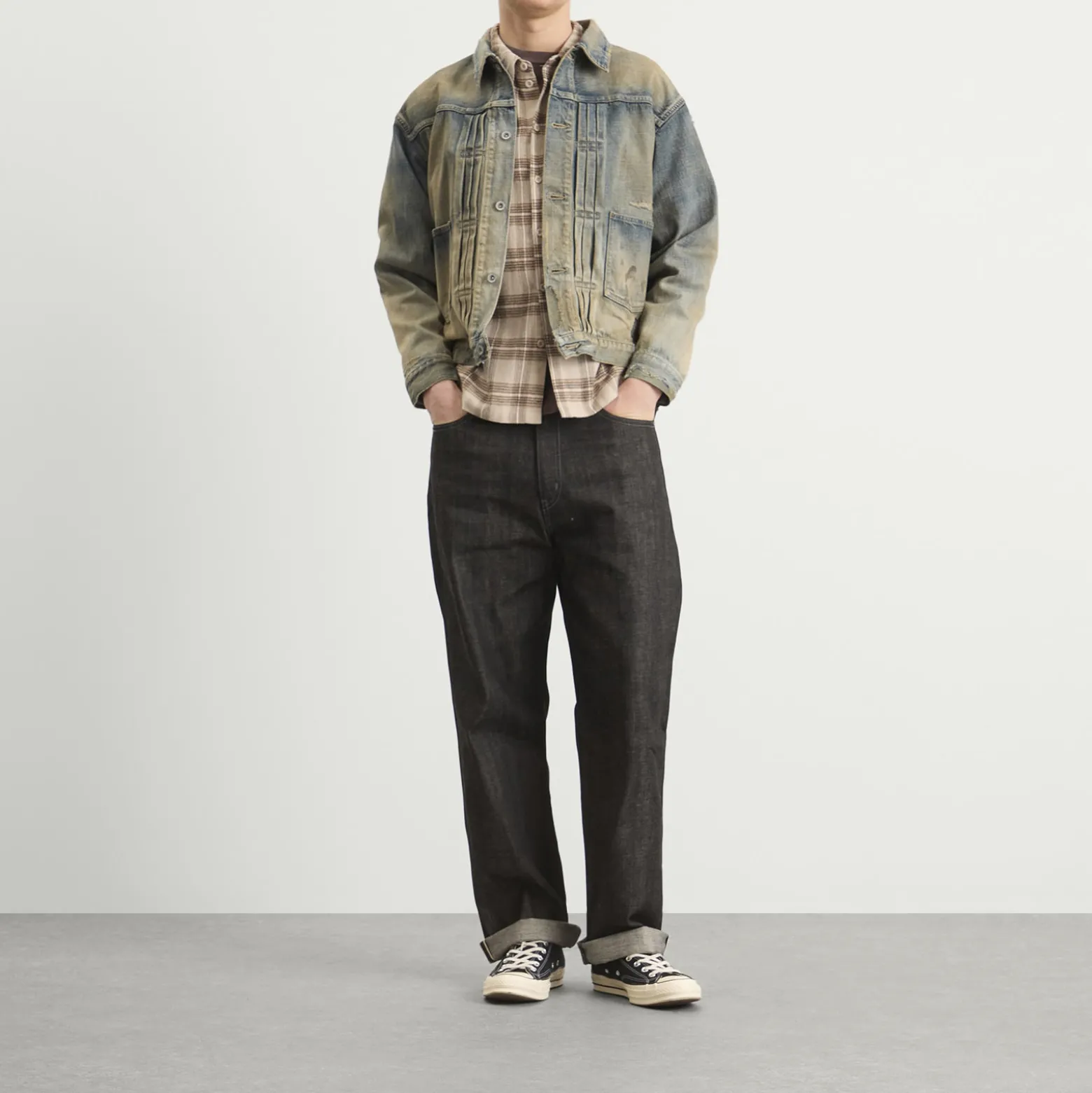 Neighborhood Straight Leg Rigid Selvedge Denim Jeans