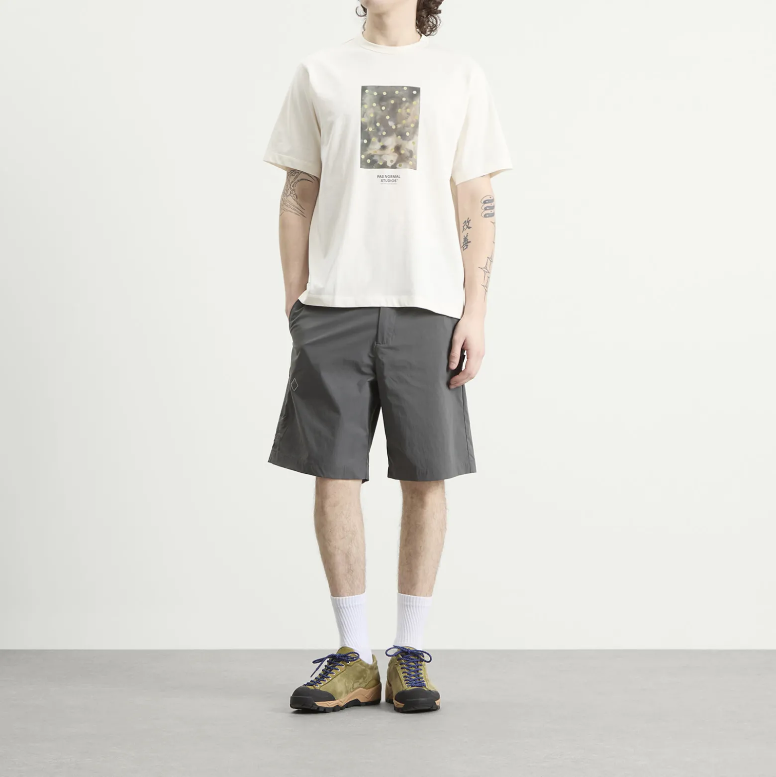 Pas Normal Studios Off-Race Cotton Tech T-Shirt