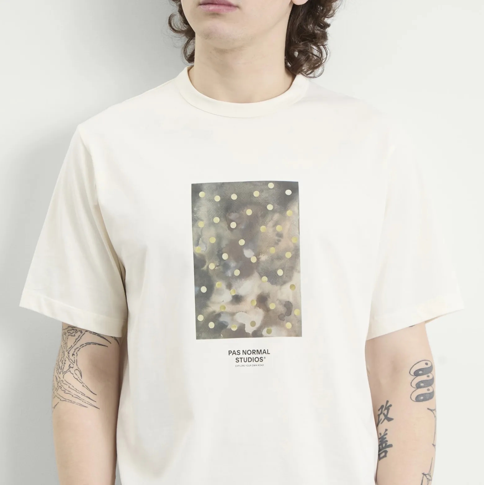 Pas Normal Studios Off-Race Cotton Tech T-Shirt