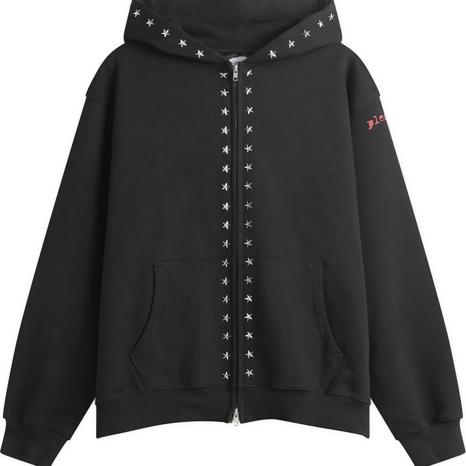 Pleasures x Zero Dane Studded Hoodie