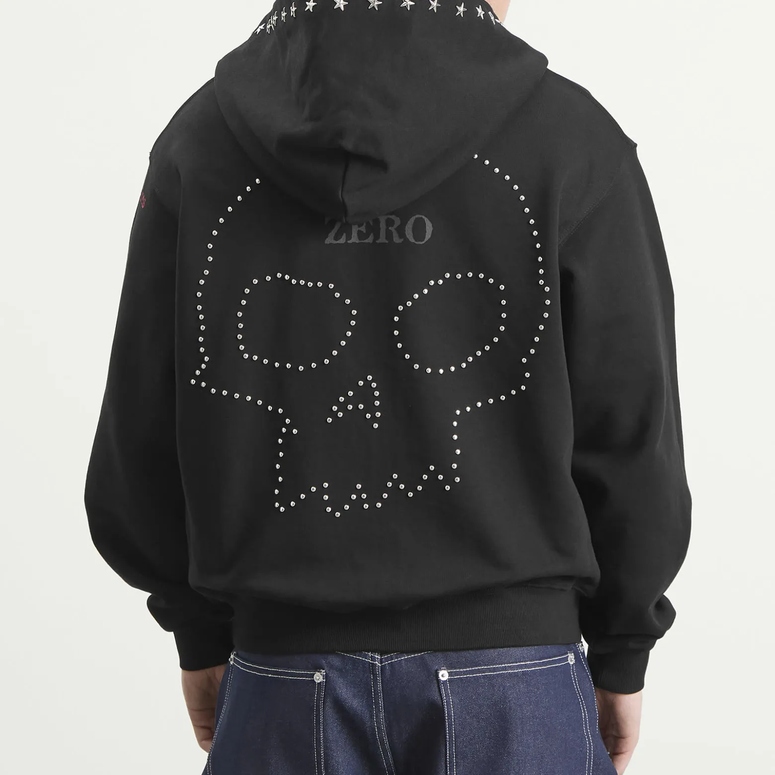 Pleasures x Zero Dane Studded Hoodie