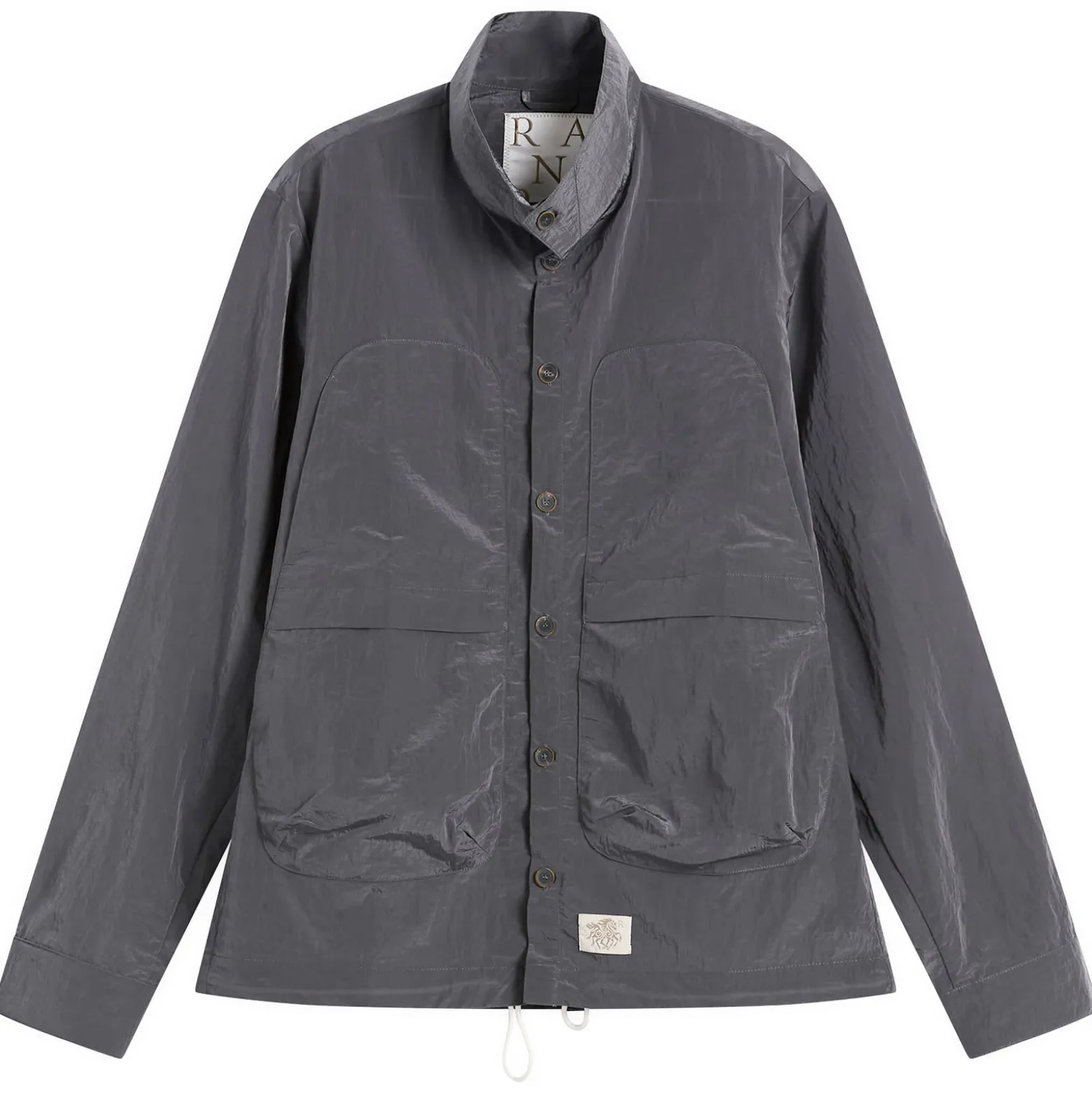 Ranra Epitome Shiny Nylon Overshirt