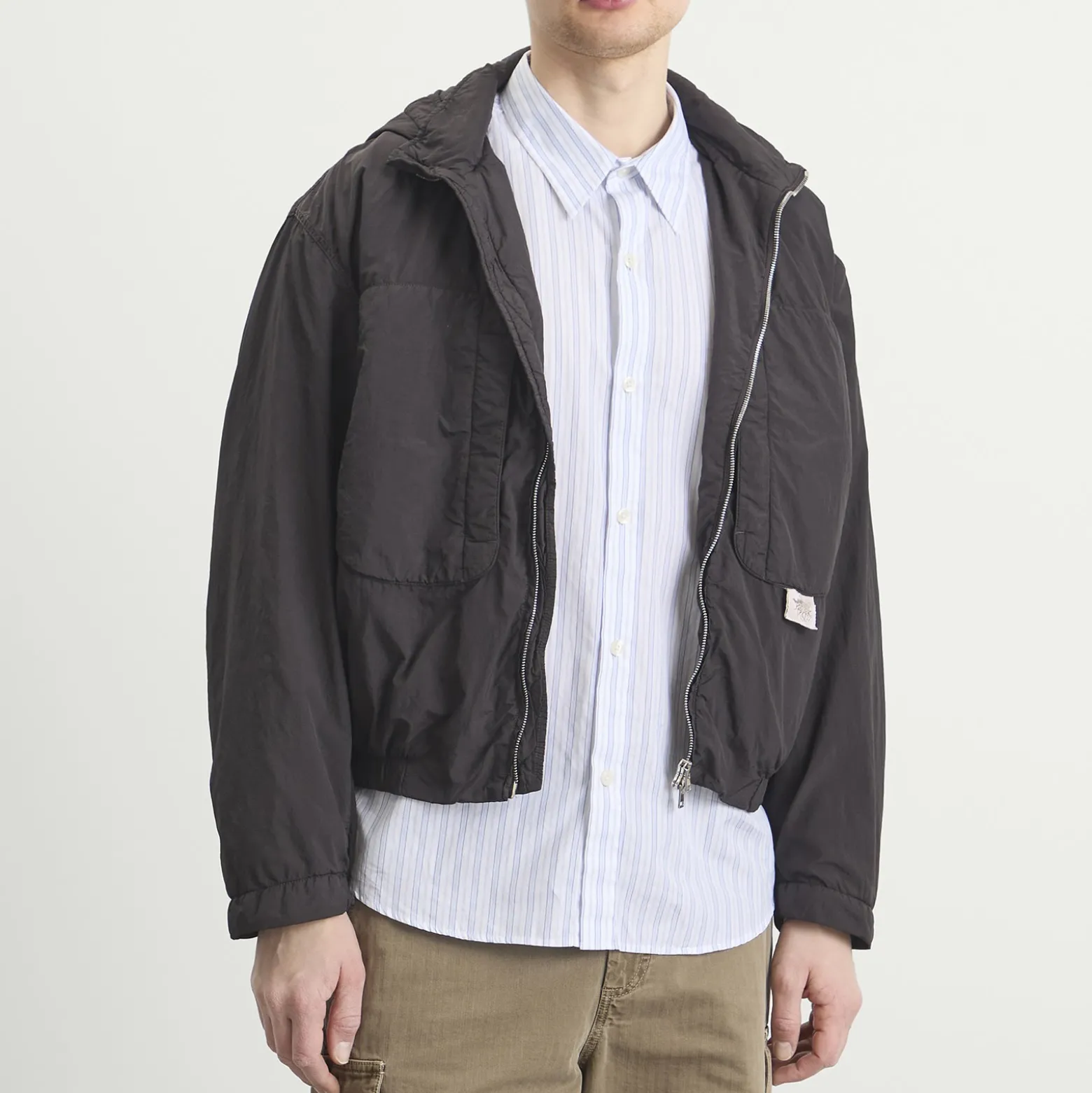 Ranra Purs Padded Nylon Hoodie Jacket