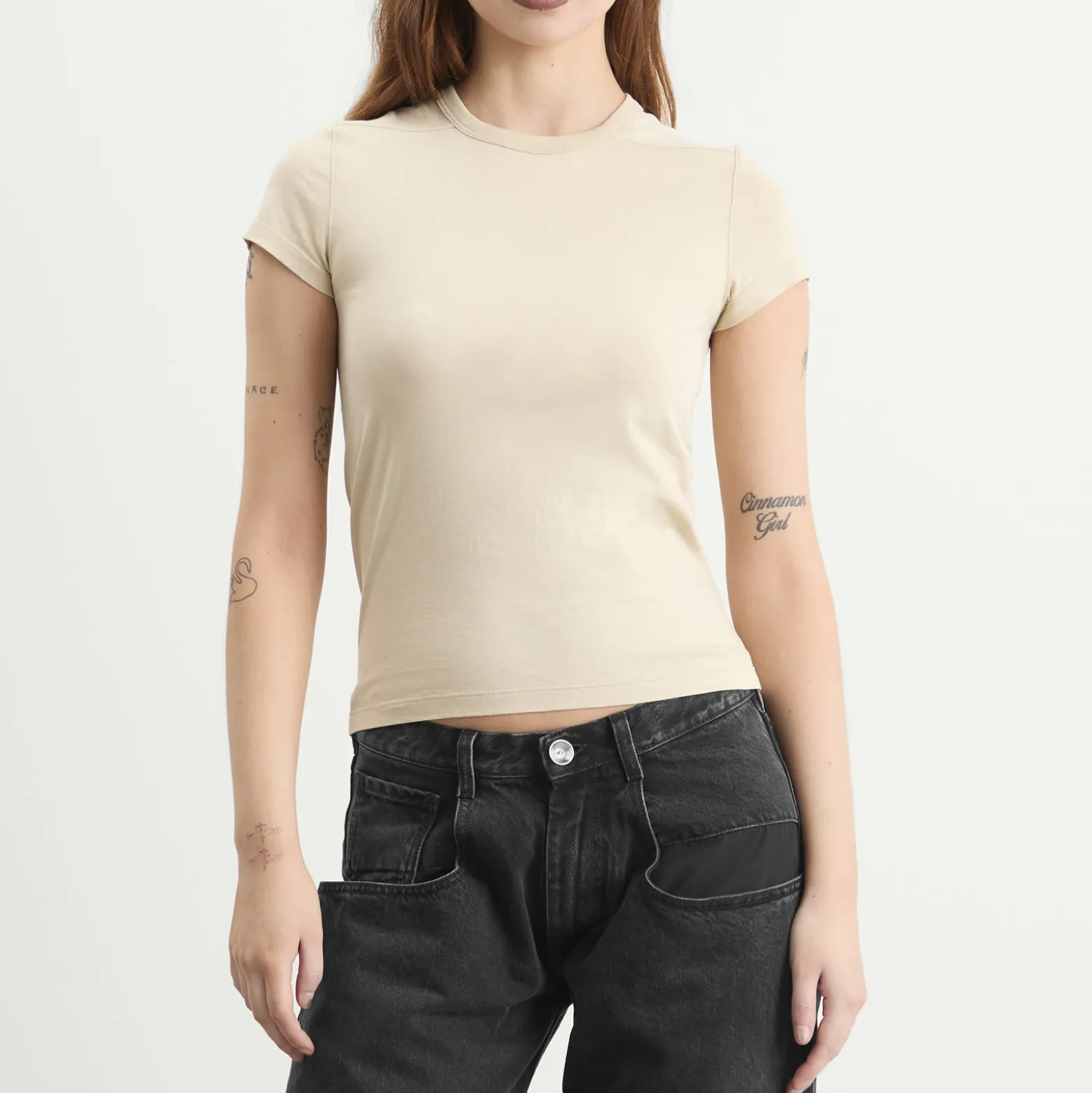 Rick Owens Cropped Level T-Shirt