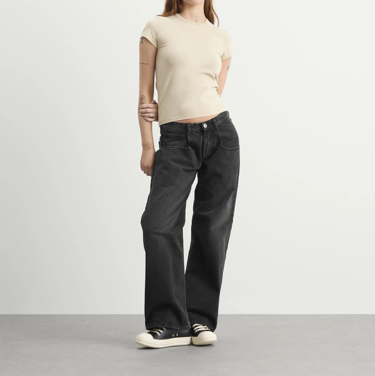 Rick Owens Cropped Level T-Shirt