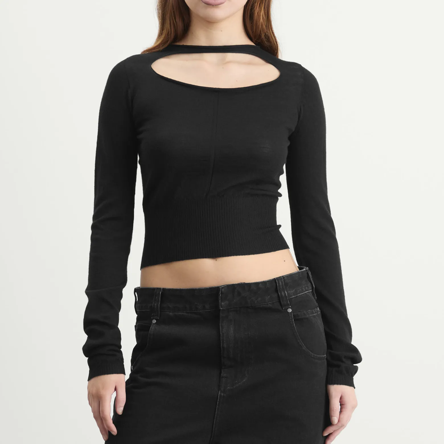 Rick Owens Cropped Pullover Top