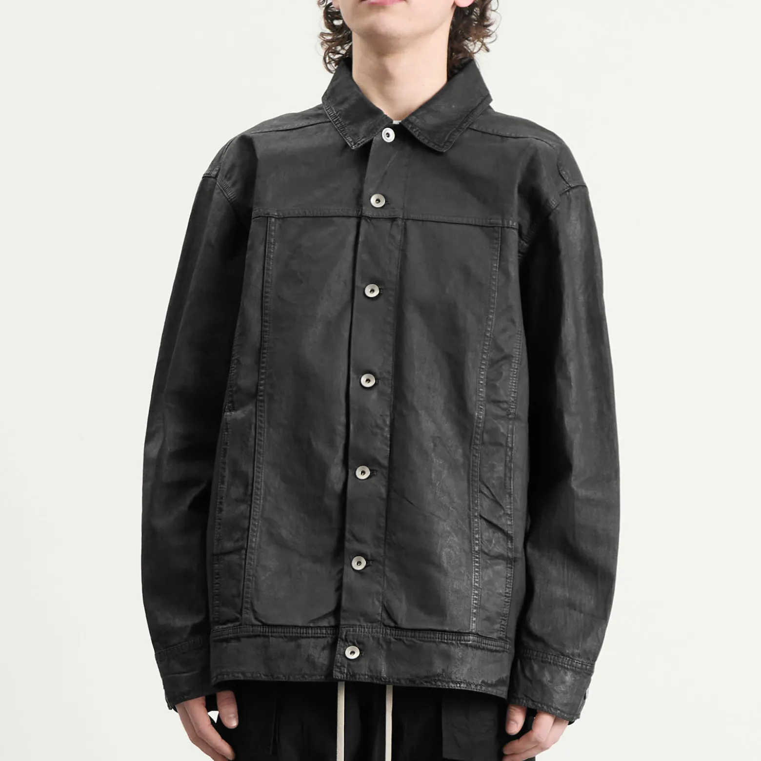 Rick Owens DRKSHDW Jumbo Denim Worker Shirt