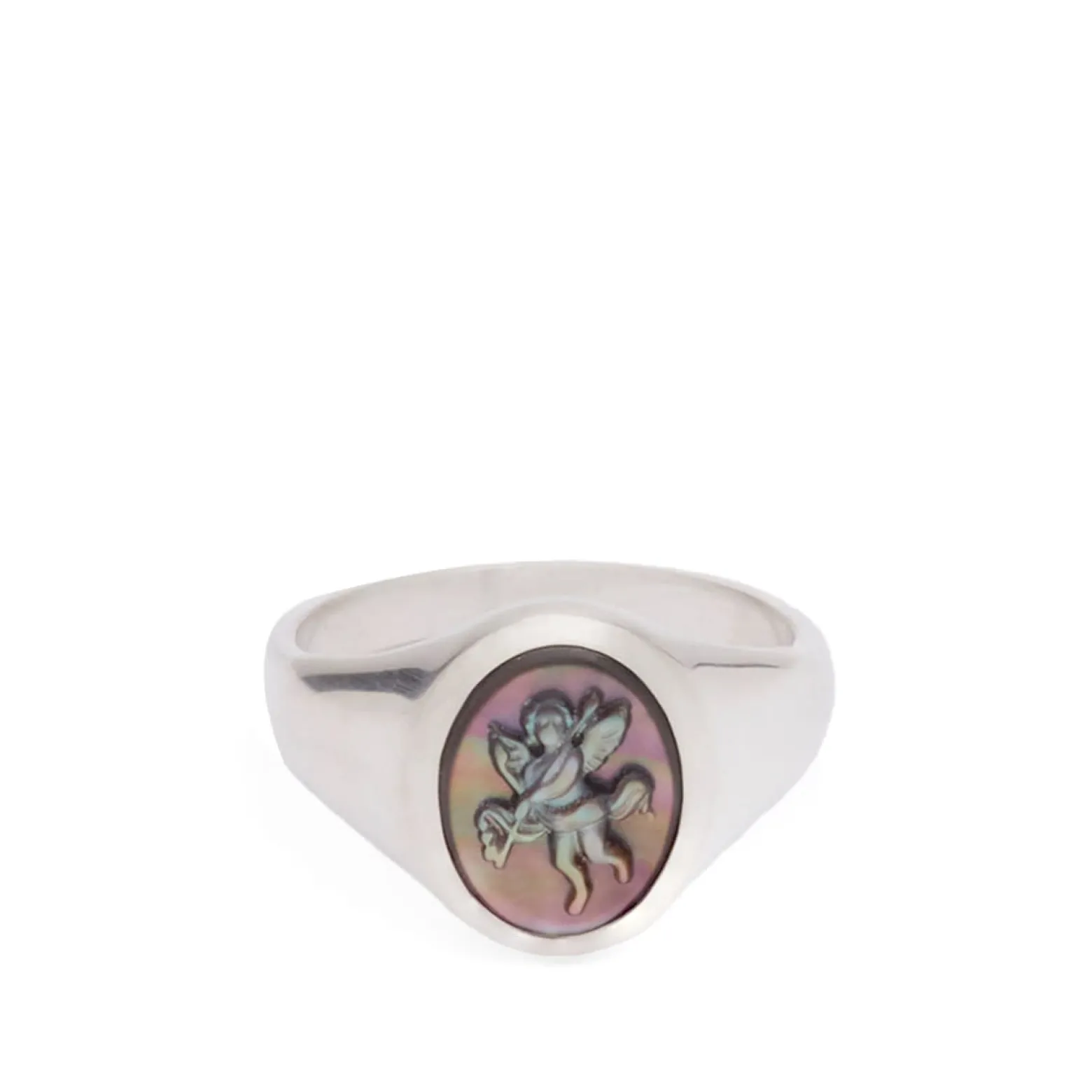 Serge DeNimes Cherub Cameo Ring