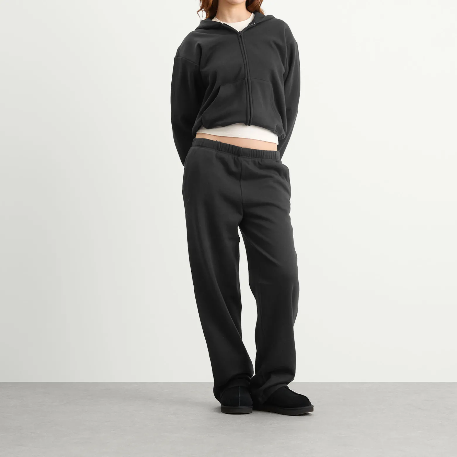 SKIMS Cotton Fleece Classic Zip Up Hoodie