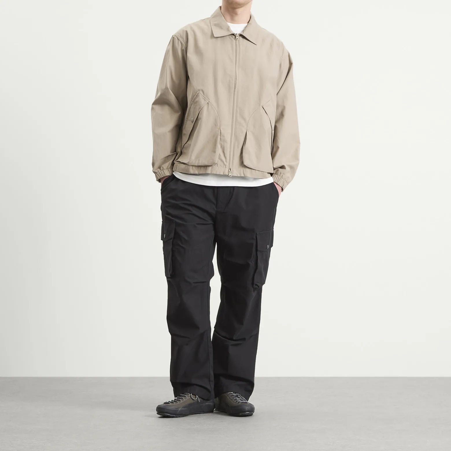 Snow Peak Light Dobby Cloth Harrington Jacket