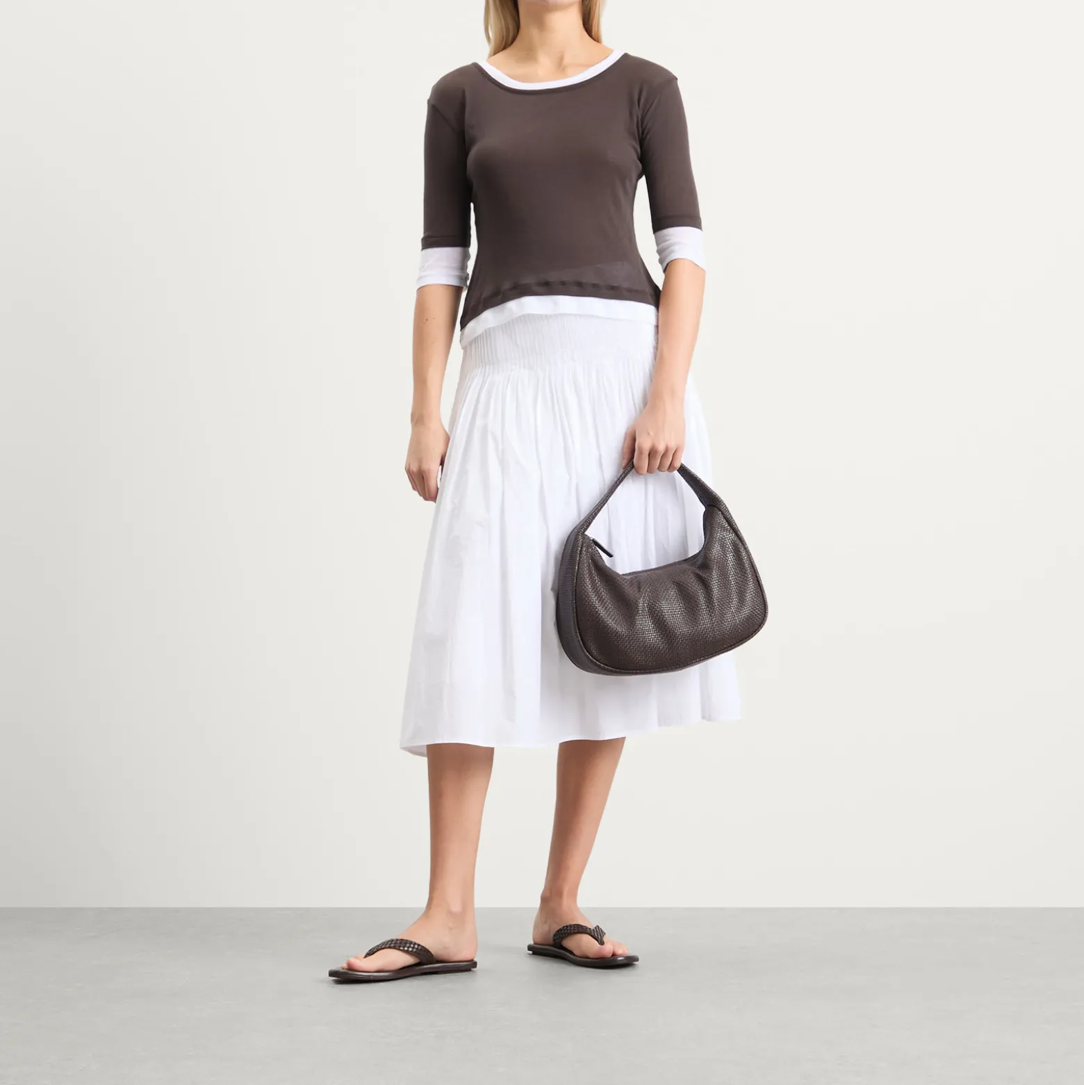 St. Agni Woven Large Bon Bon Bag