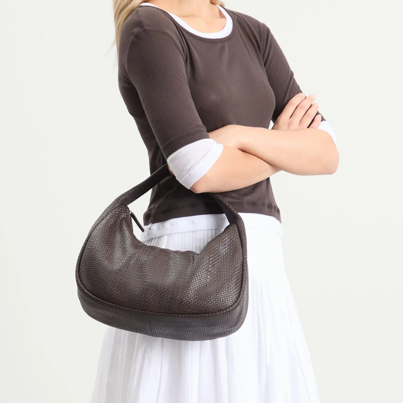 St. Agni Woven Large Bon Bon Bag