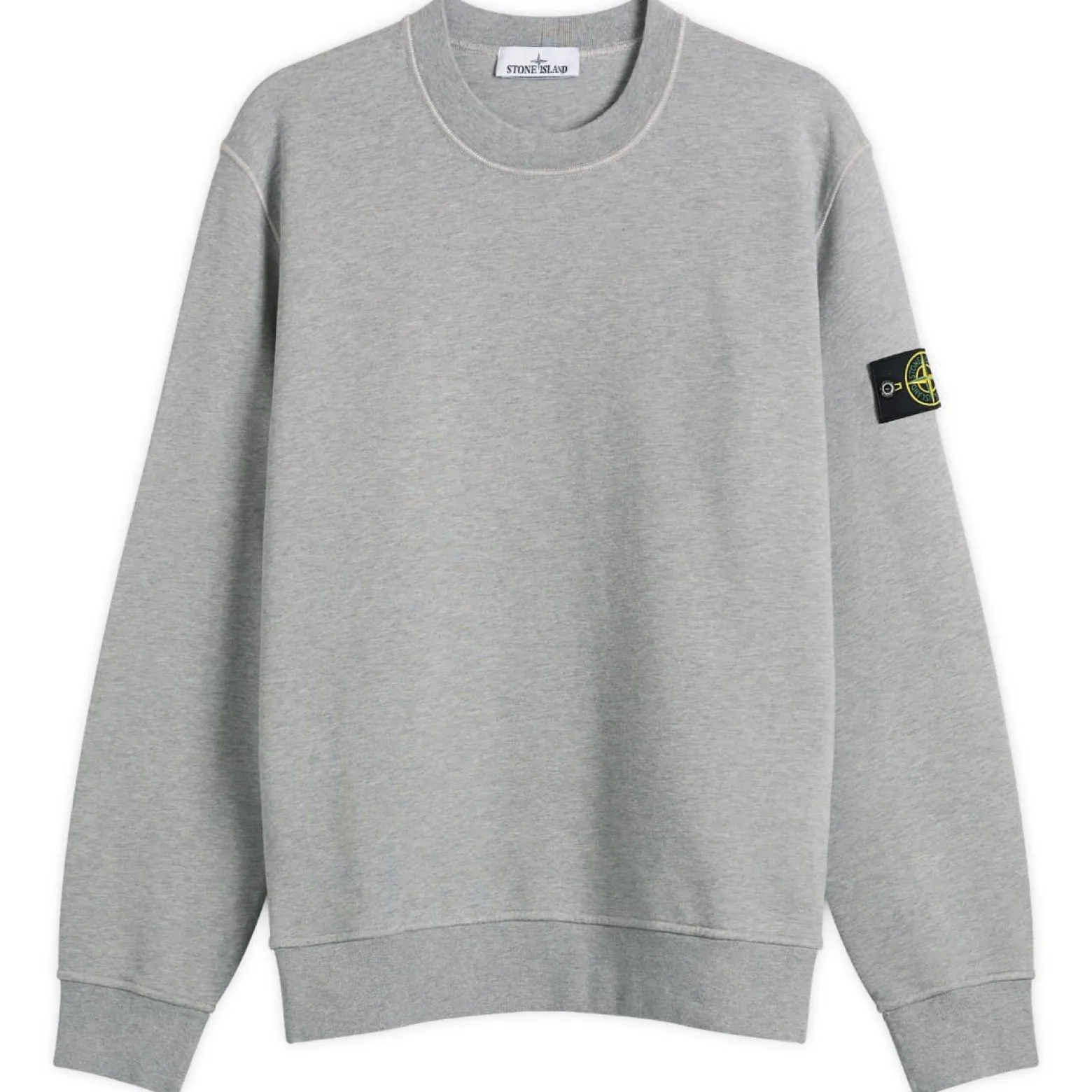 Stone Island Garment Dyed Crew Neck Sweatshirt