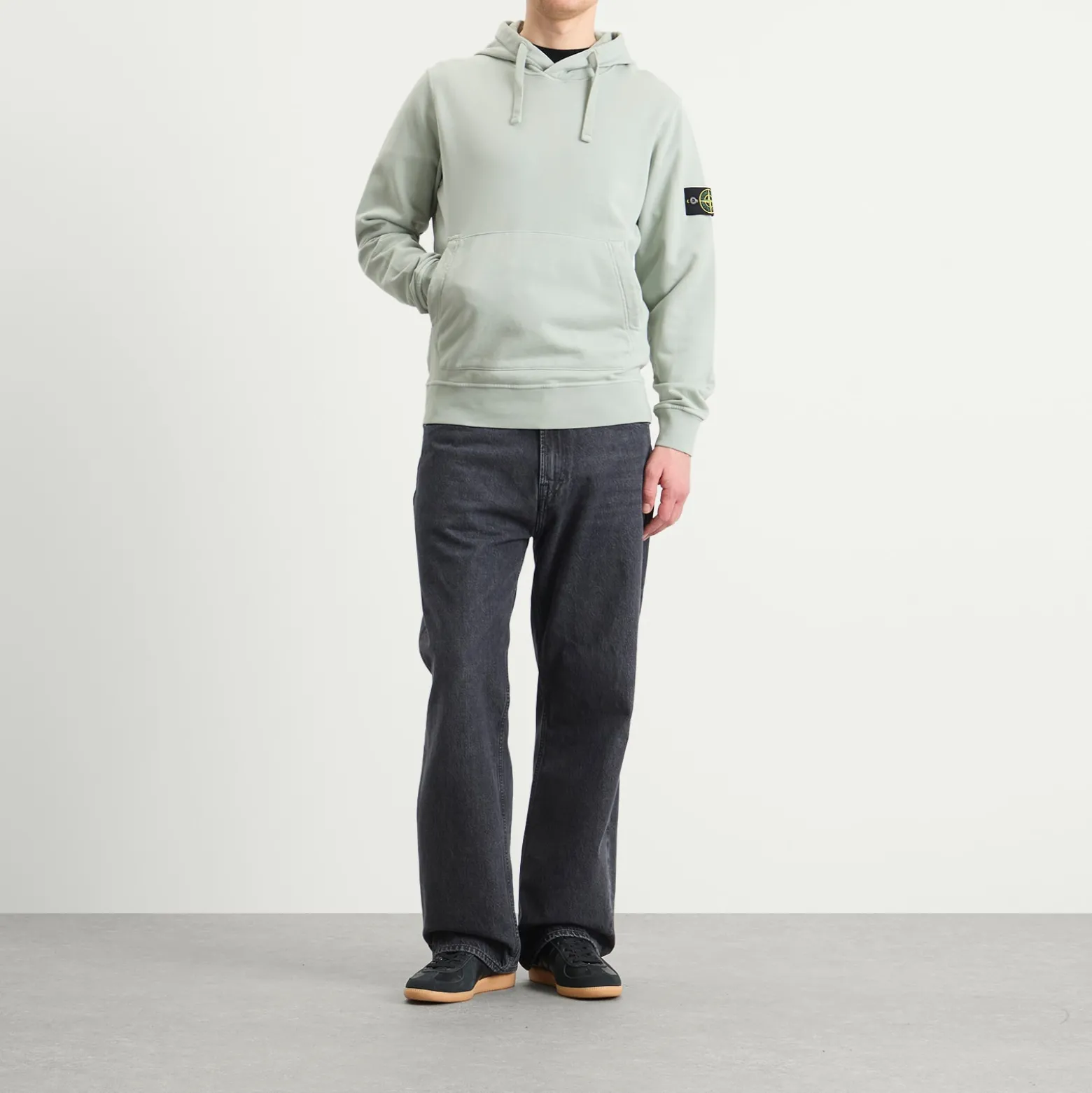 Stone Island Garment Dyed Hoodie