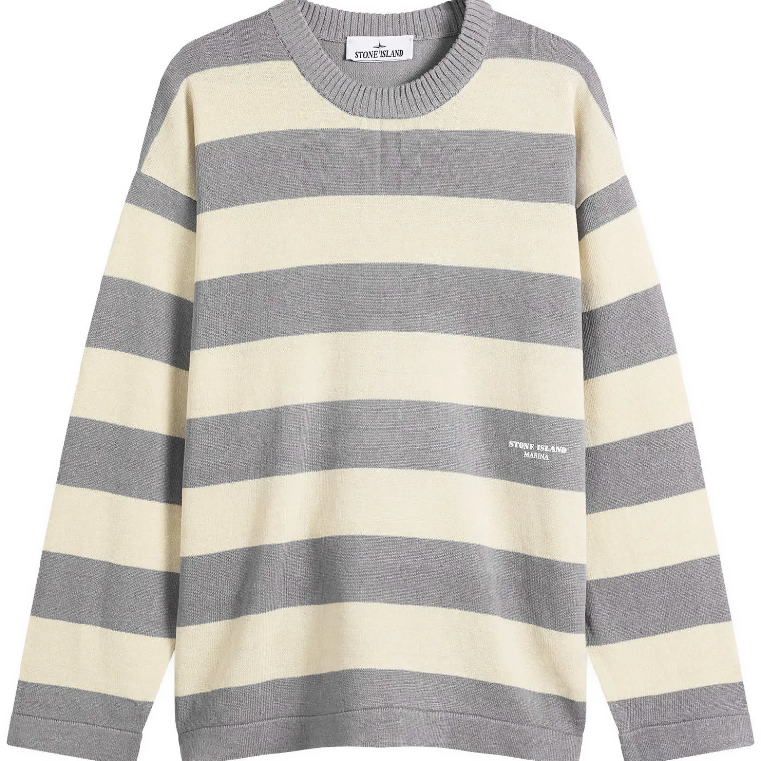 Stone Island Marina Striped Knit Jumper