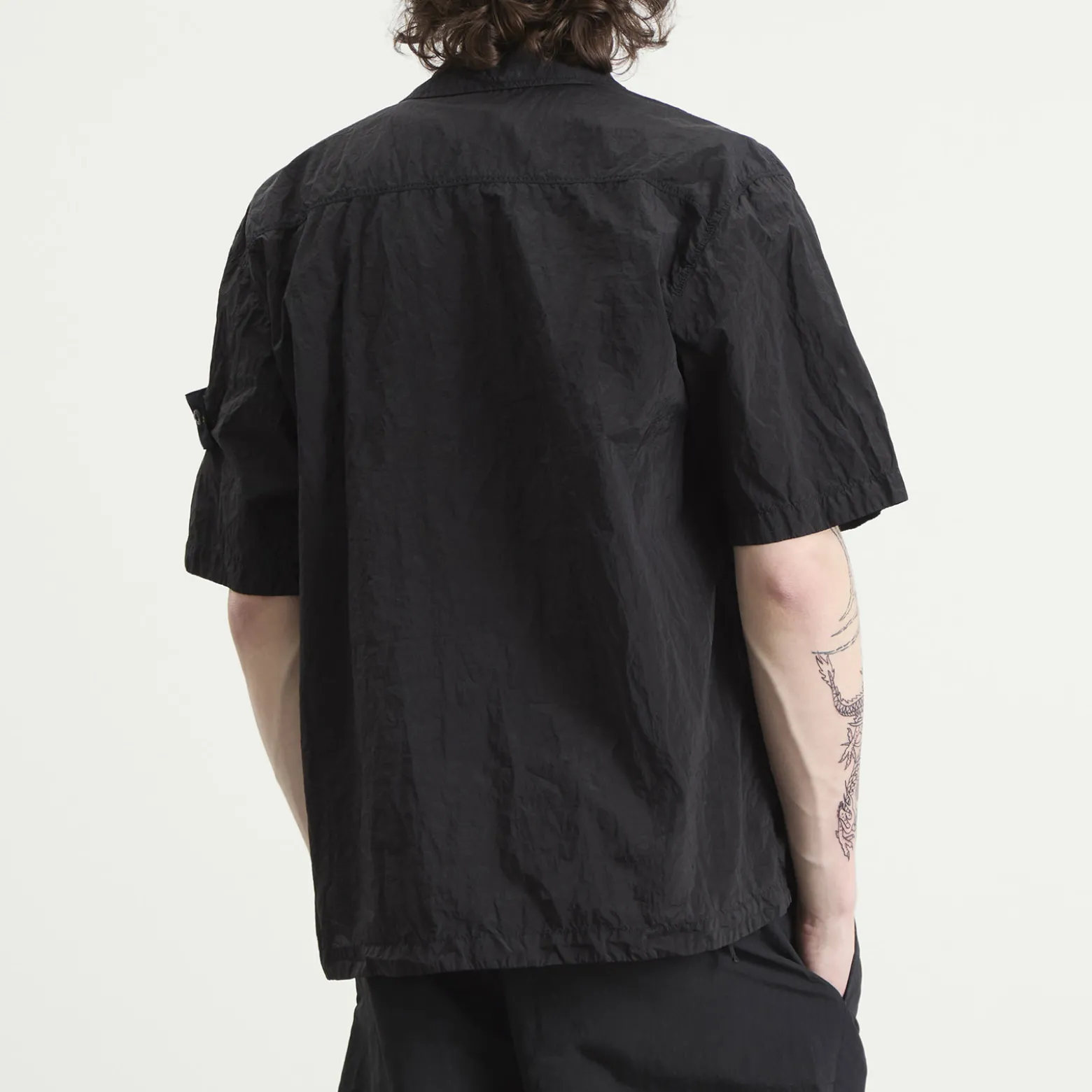 Stone Island Nylon Metal Short Sleeve Shirt