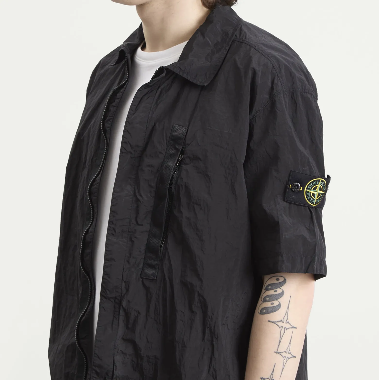 Stone Island Nylon Metal Short Sleeve Shirt
