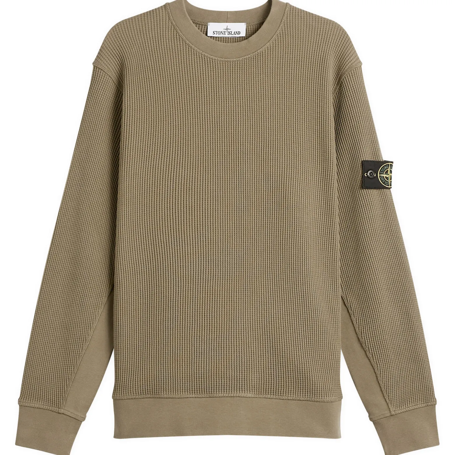 Stone Island Waffle Crew Neck Sweatshirt