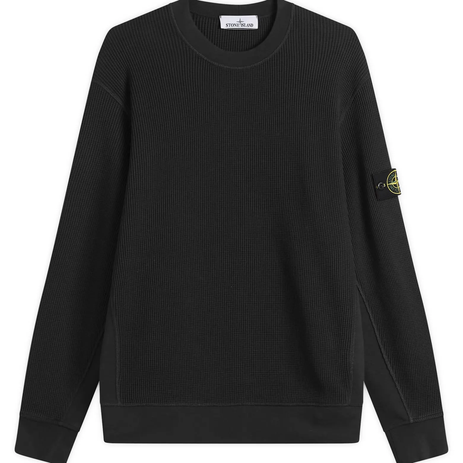 Stone Island Waffle Crew Neck Sweatshirt