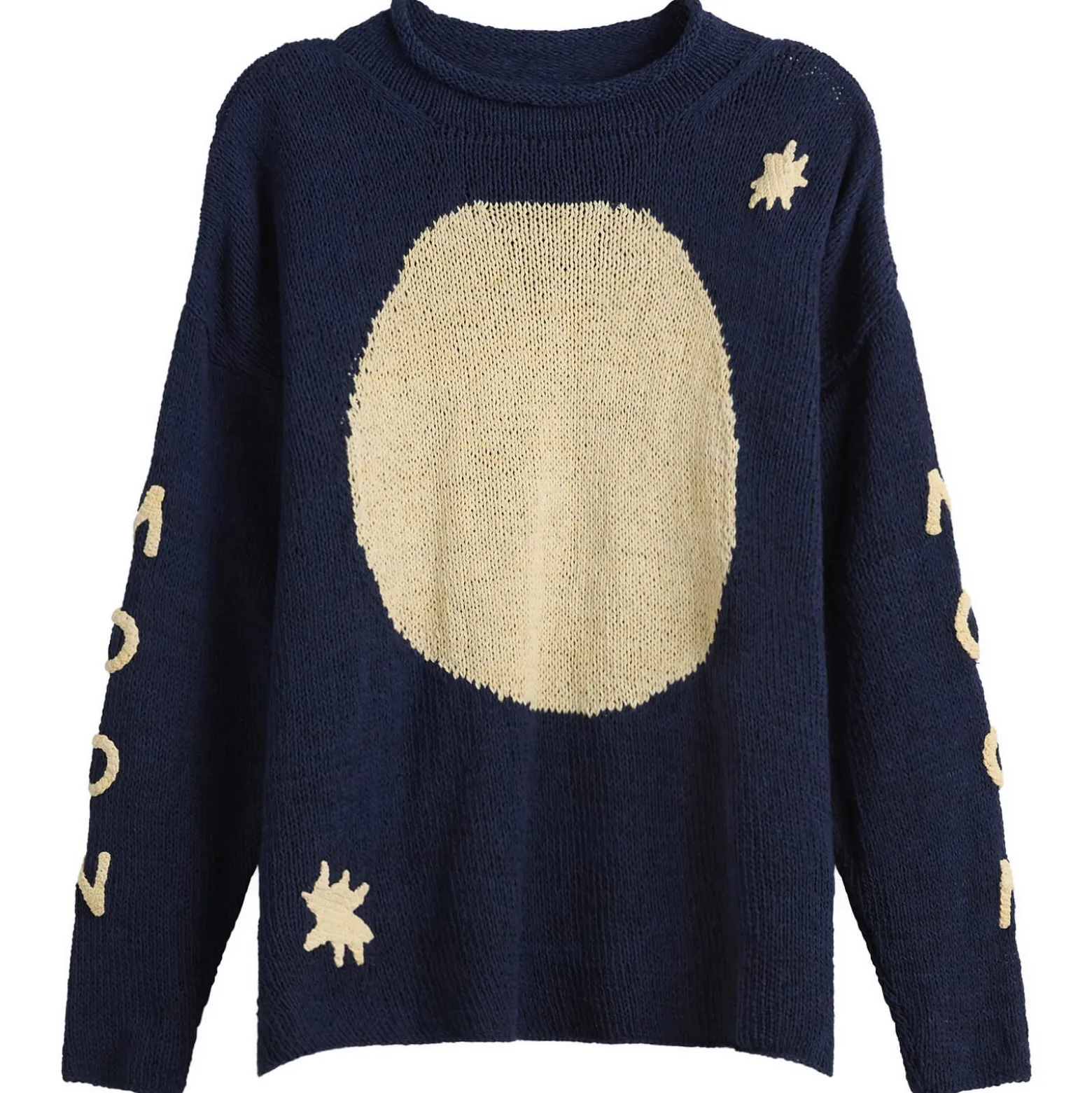 Story mfg. Hand Knit Twinsun Roll Neck