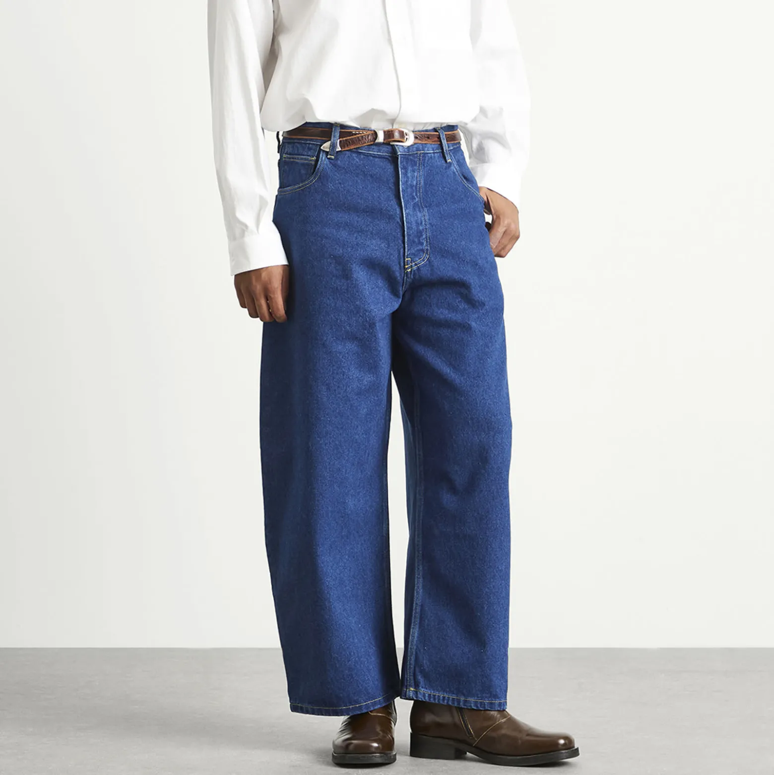 Studio Nicholson DENIM - VOLUME PANT