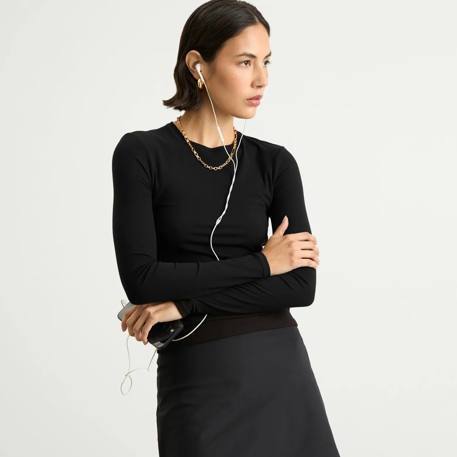 TALA 365 Long Sleeve Long Line T-Shirt
