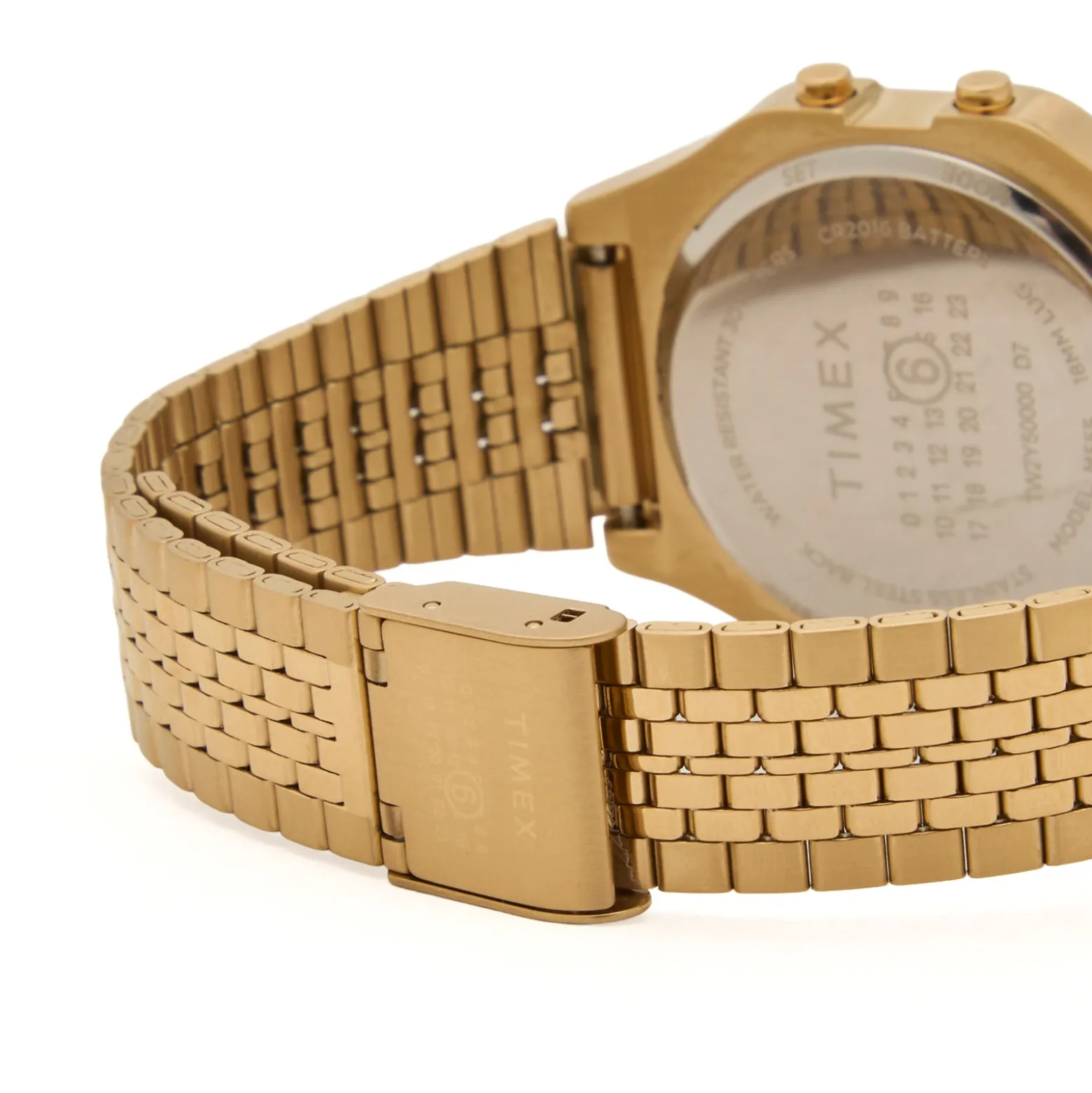 Timex x MM6 T80 Gold-Tone Watch & Bracelet