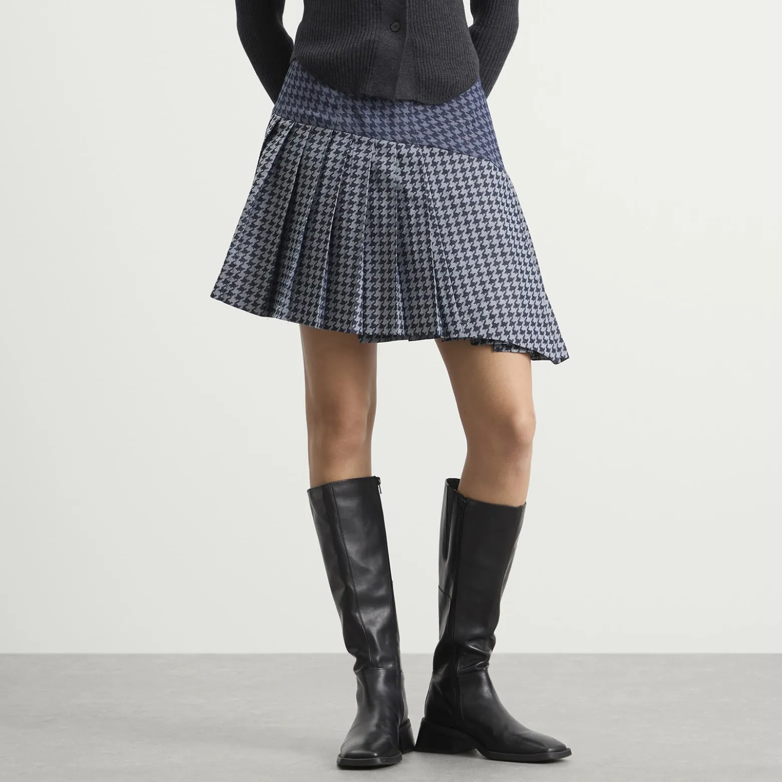 Tolu Coker Kilt Skirt Mini