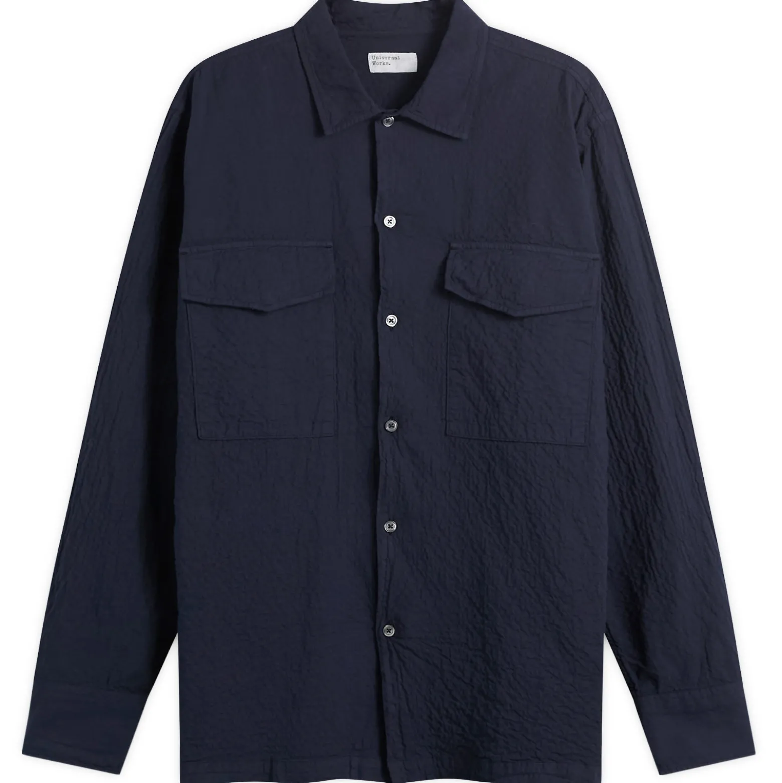 Universal Works Arten Seersucker Attendant Overshirt