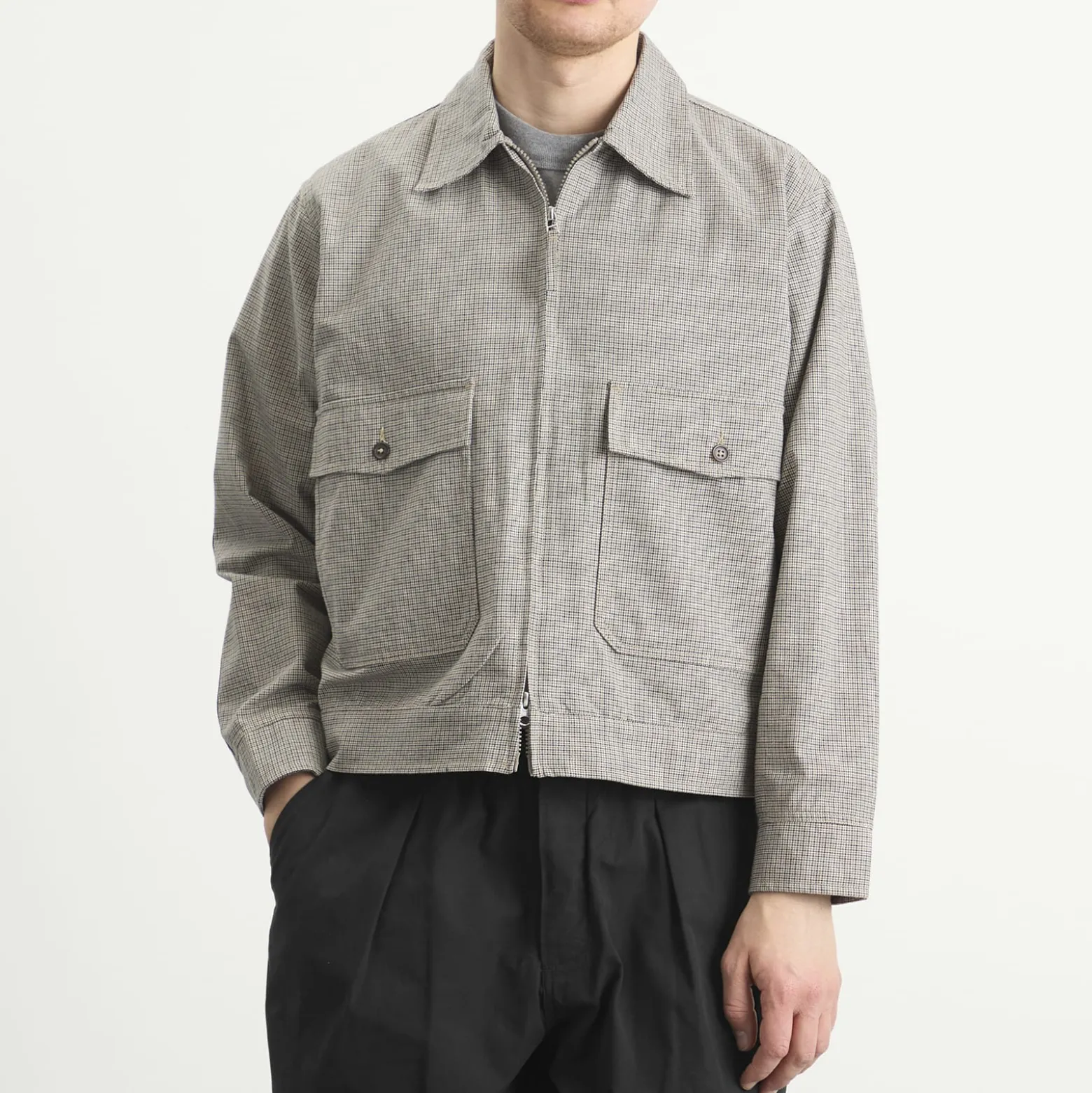 Universal Works Lucas Cotton Check S130 Jacket