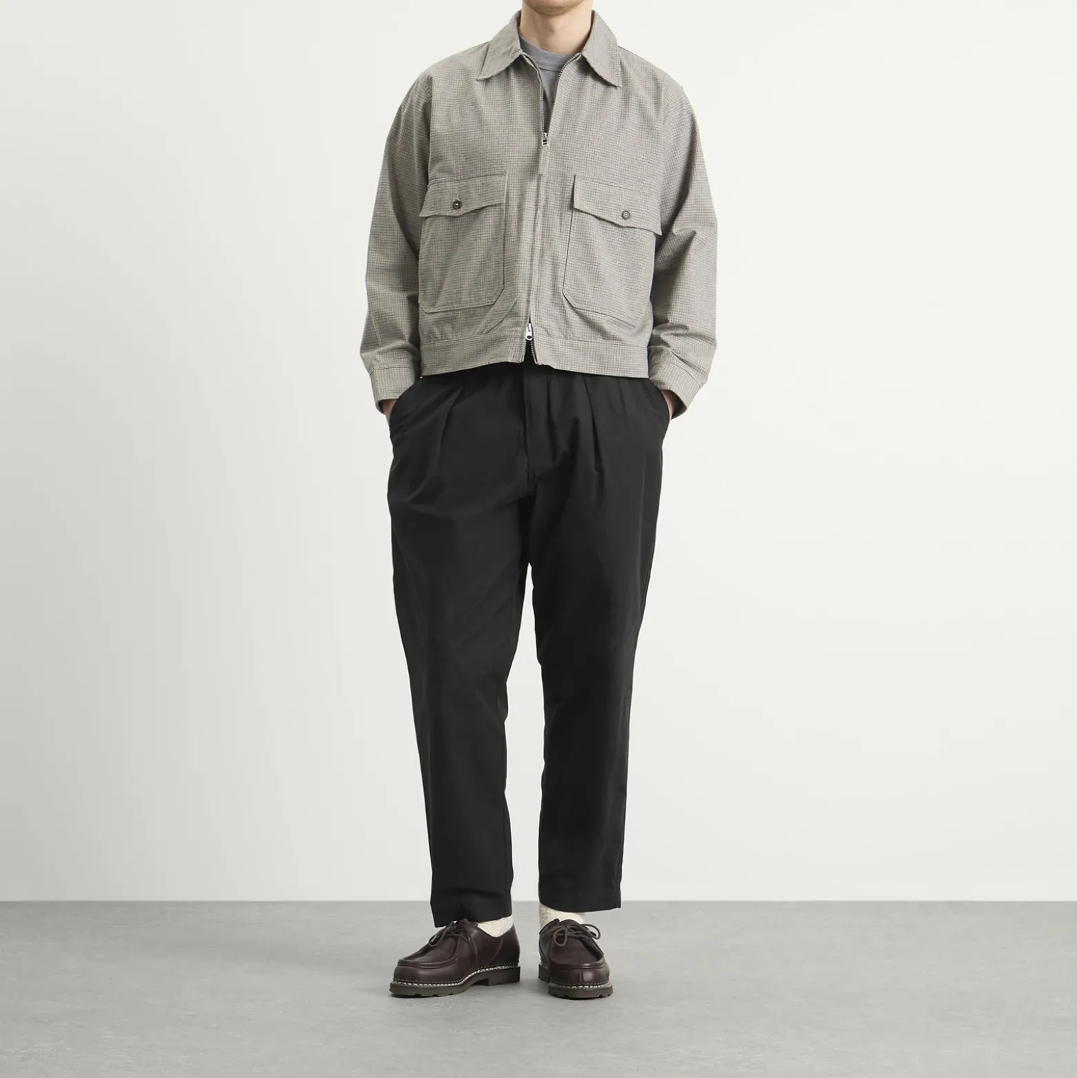 Universal Works Lucas Cotton Check S130 Jacket