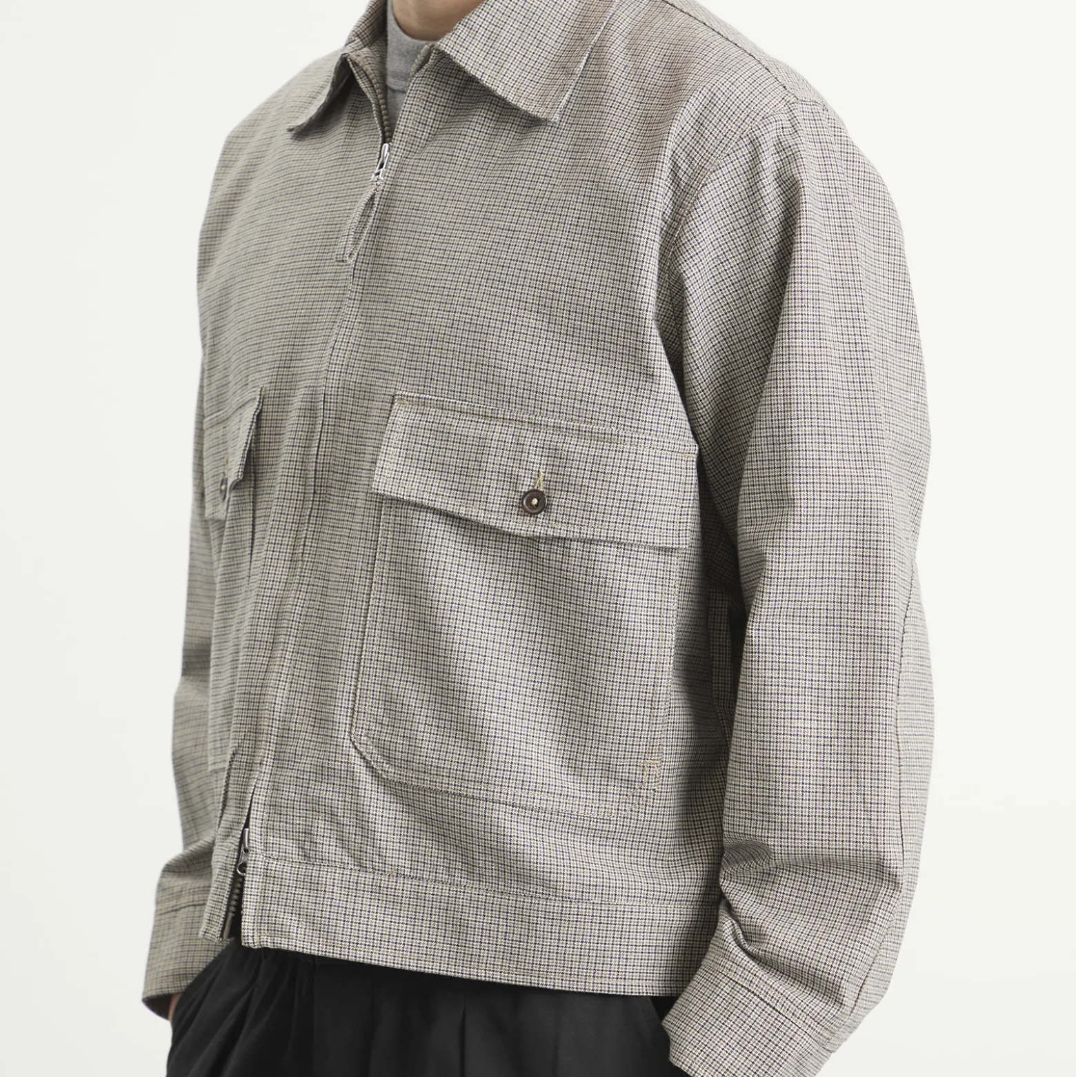 Universal Works Lucas Cotton Check S130 Jacket