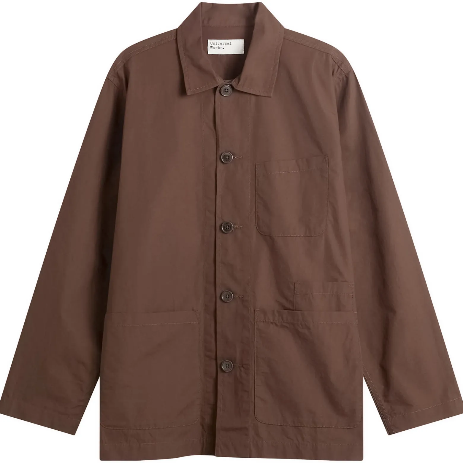 Universal Works Peached Poplin Bakers Overshirt
