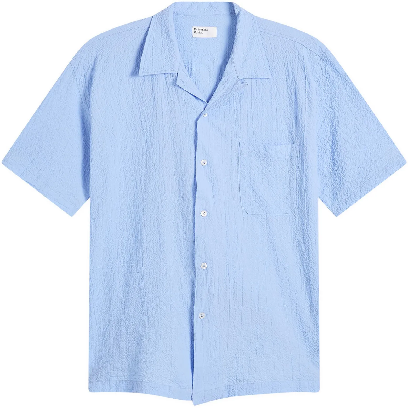 Universal Works Seersucker Shirting Road Shirt