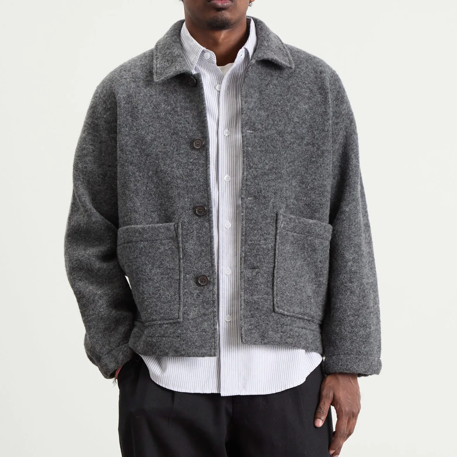Universal Works Wool Fleece Rams Jacket