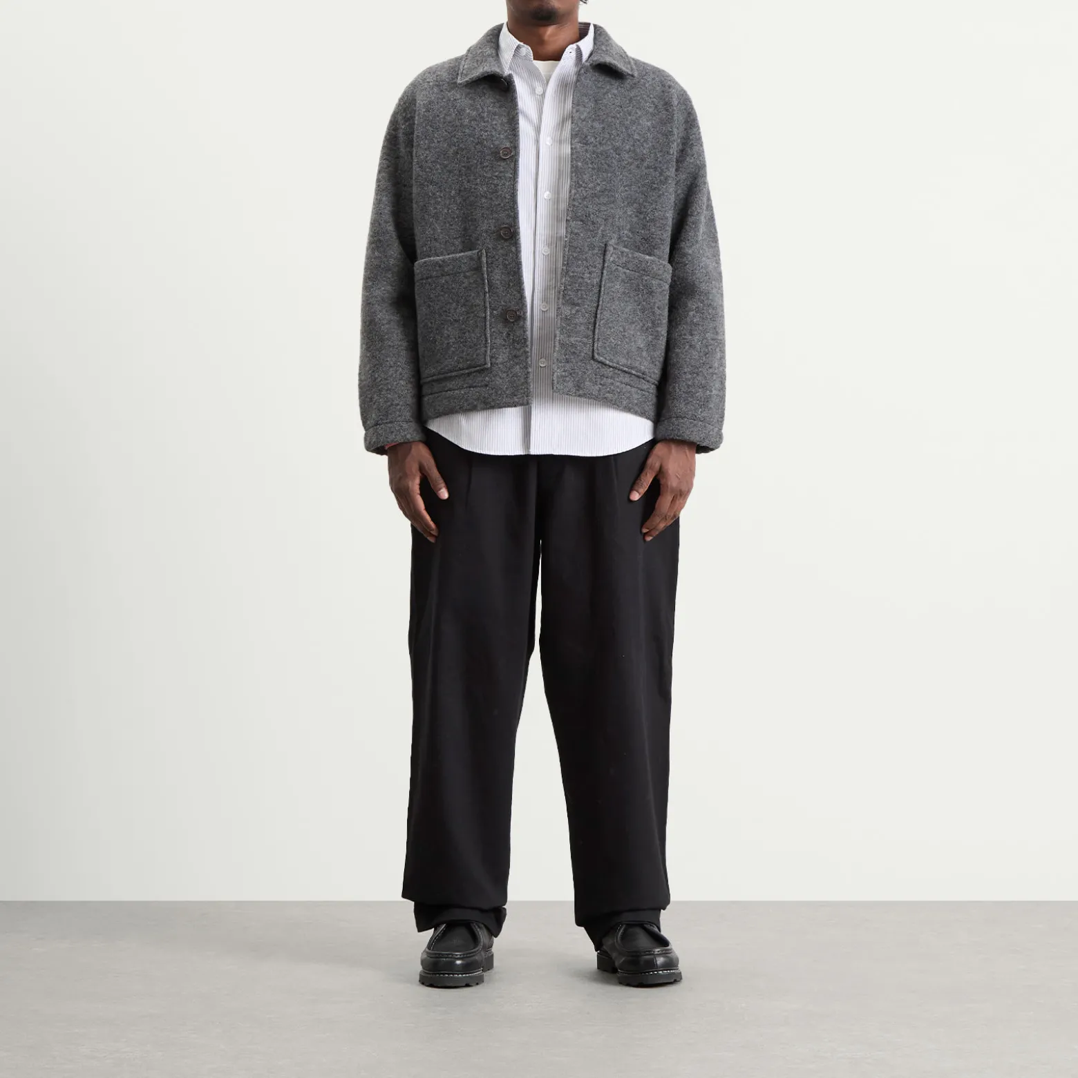 Universal Works Wool Fleece Rams Jacket