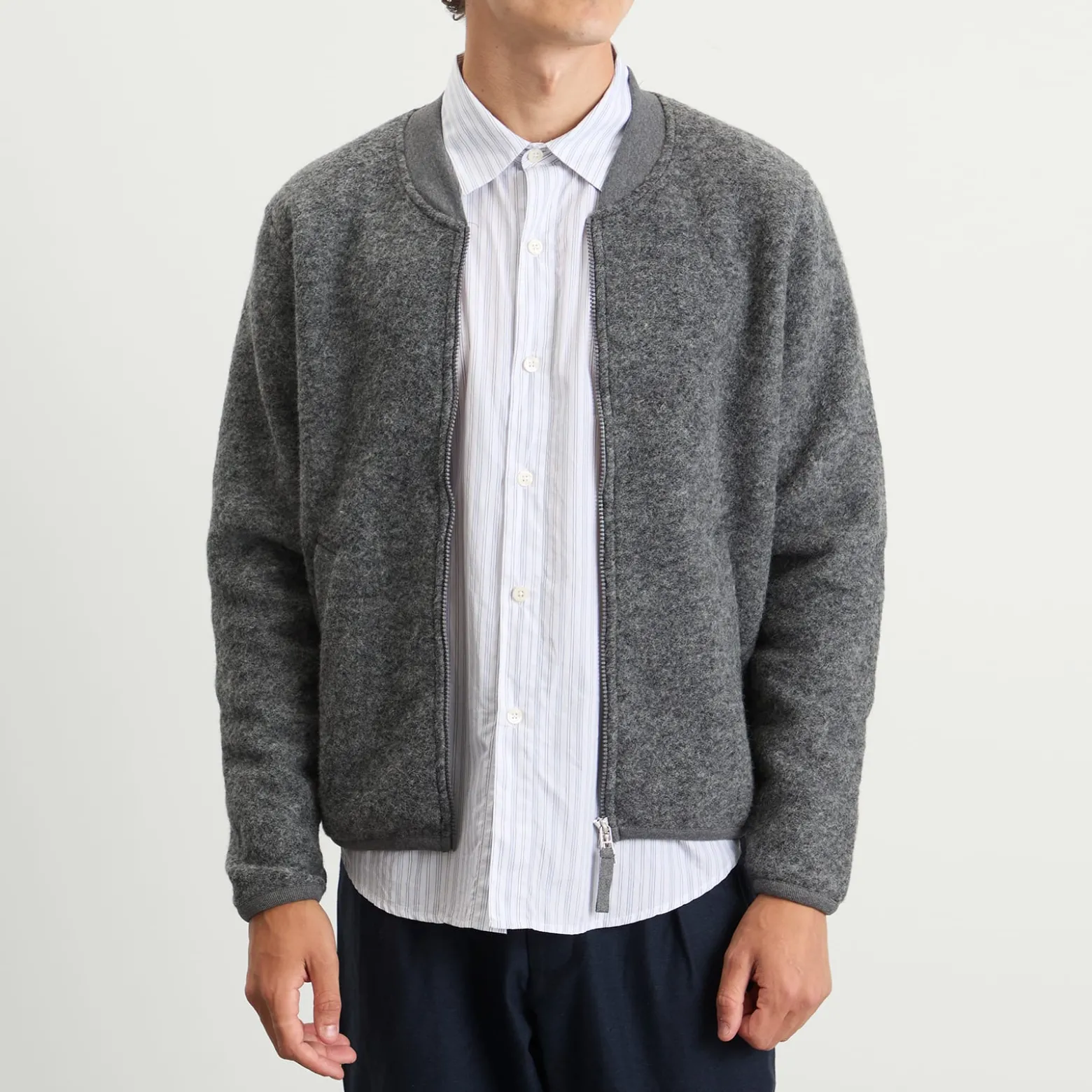 Universal Works Wool Fleece Zip Bomber - Presented by END.