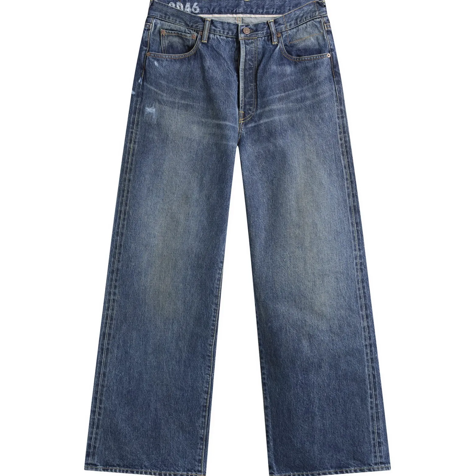 Visvim Social Sculpture 01 Wide Damaged Jeans