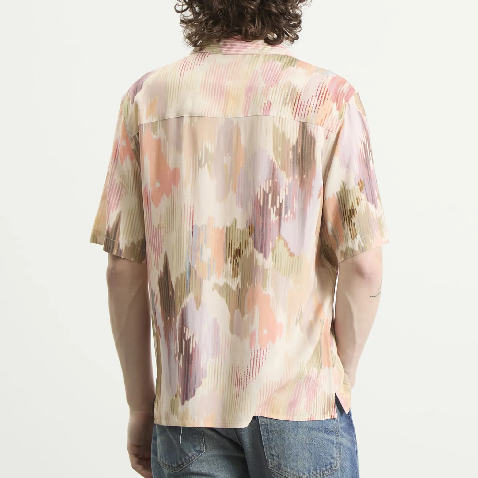 Wax London Didcot Corrigated Floral Vacation Shirt